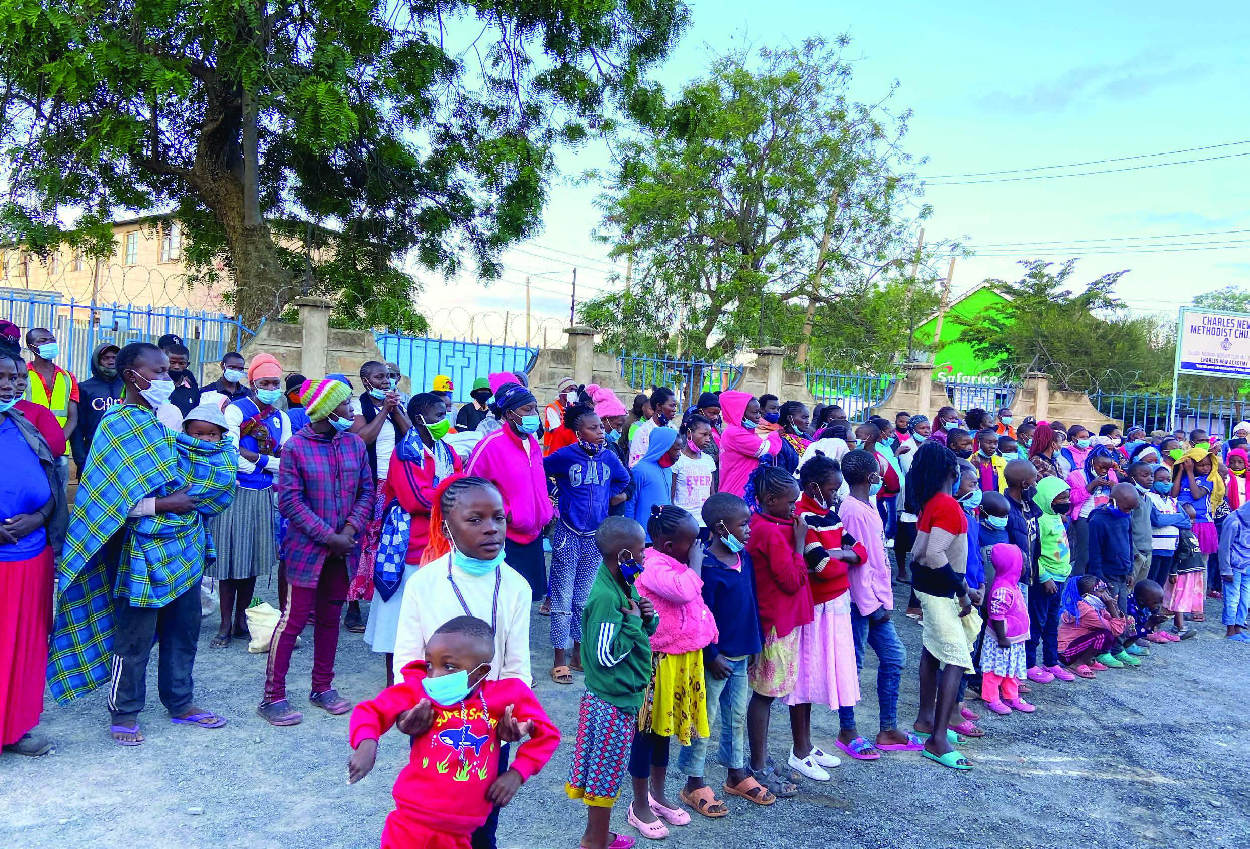 Community outreach in the Jericho neighborhood.